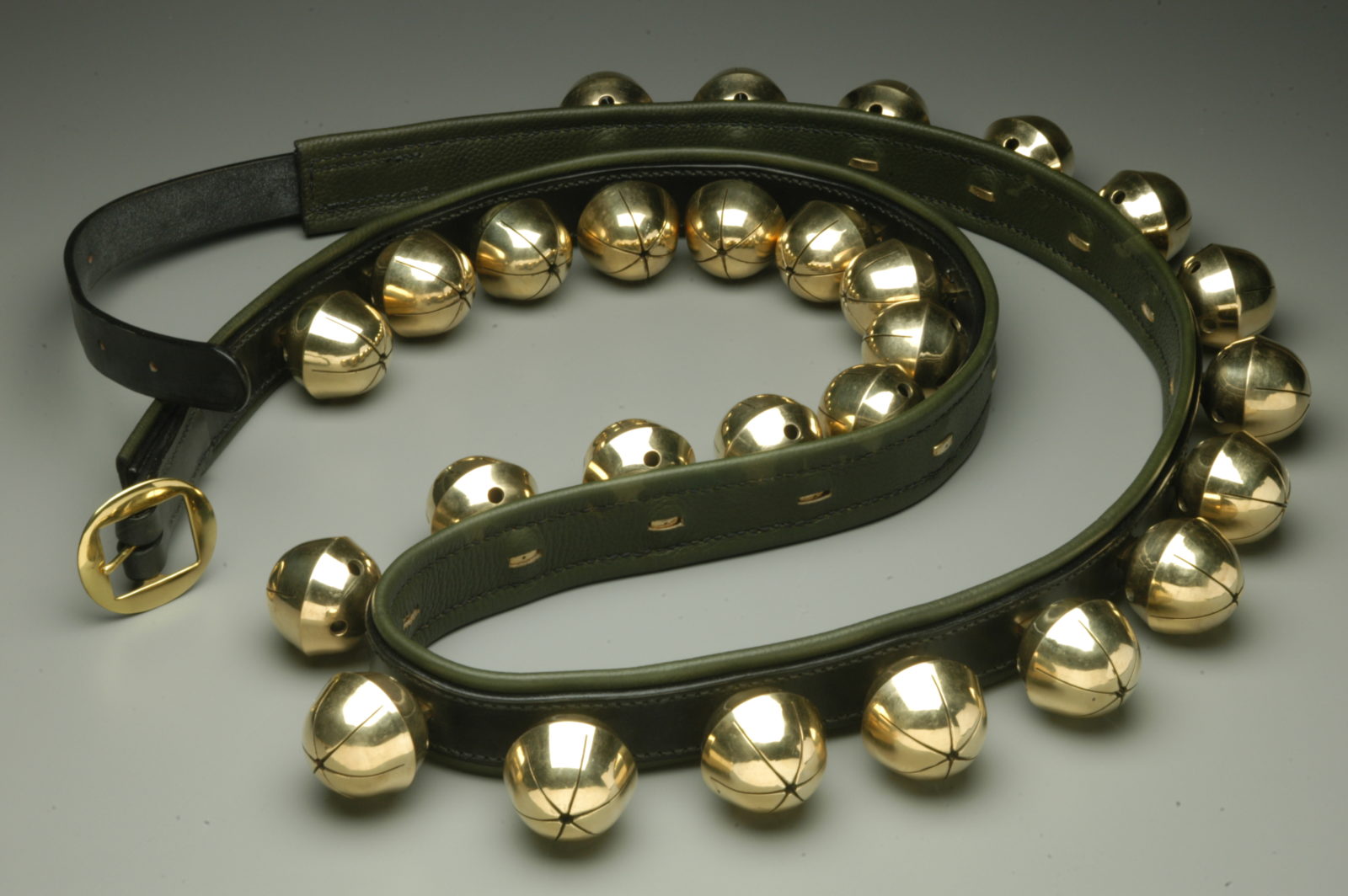 handmadeleatherbellsetgreen Diane Louise Paul, Leather Artisan